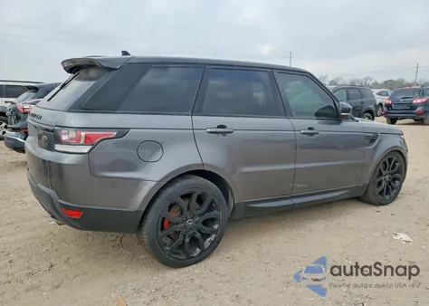 2016 Land Rover Range Rover Sport Hse из США, поврежденный, VIN SALWR2VF8GA543487